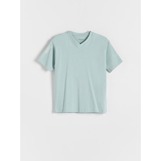 Reserved - T-shirt z nadrukiem - jasnozielony ze sklepu Reserved w kategorii T-shirty chłopięce - zdjęcie 172140858