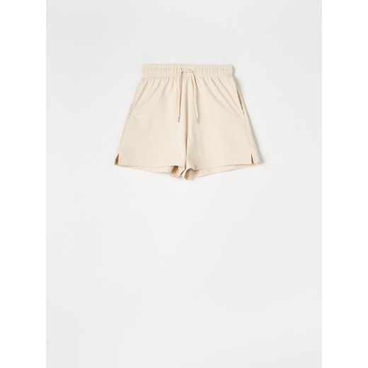 Szorty beżowe Sinsay bawełniane 
