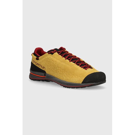 LA Sportiva buty TX2 Evo Leather męskie kolor żółty ze sklepu ANSWEAR.com w kategorii Buty trekkingowe męskie - zdjęcie 172143559