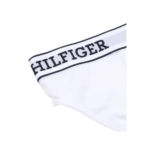 Majtki dziecięce czarne Tommy Hilfiger z bawełny