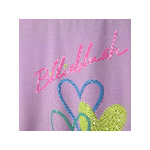 Bluzka dziewczęca Billieblush fioletowa z bawełny 
