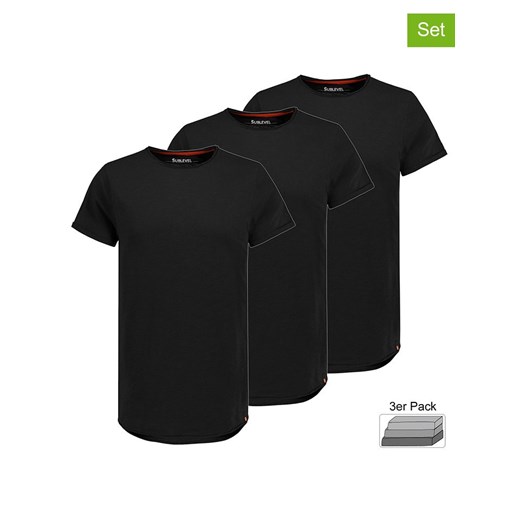 Sublevel Koszulki (3 szt.) w kolorze czarnym ze sklepu Limango Polska w kategorii T-shirty męskie - zdjęcie 172149976
