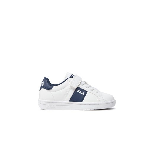 Fila Sneakersy Crosscourt Line Velcro Kids FFK0184 Biały ze sklepu MODIVO w kategorii Buty sportowe dziecięce - zdjęcie 172150389