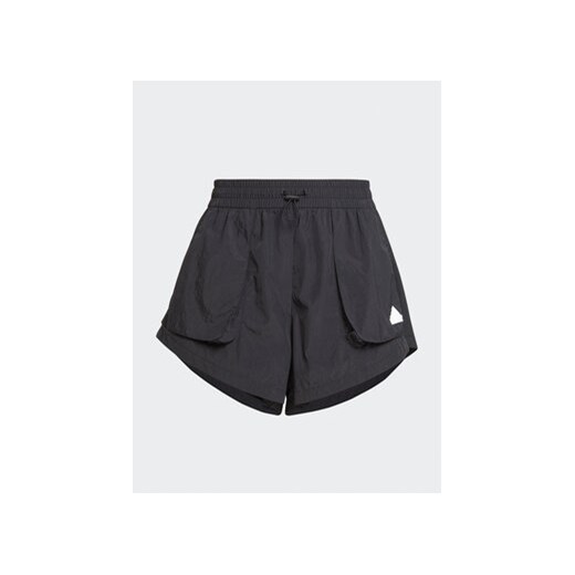 adidas Szorty sportowe City Escape IQ4822 Czarny Loose Fit S MODIVO