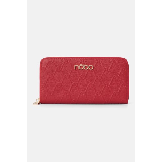 Czerwony portfel Nobo z monogramem Nobo One size okazja NOBOBAGS.COM