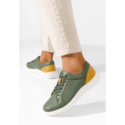 Zielone sneakersy damskie Emree ze sklepu Zapatos w kategorii Półbuty damskie - zdjęcie 172153846