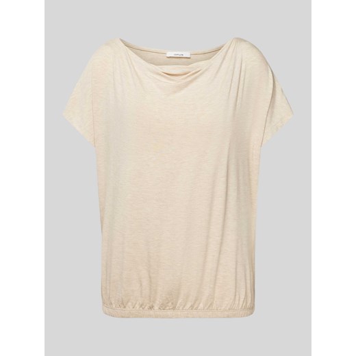 T-shirt w jednolitym kolorze model ‘Sasser’ ze sklepu Peek&Cloppenburg  w kategorii Bluzki damskie - zdjęcie 172154737
