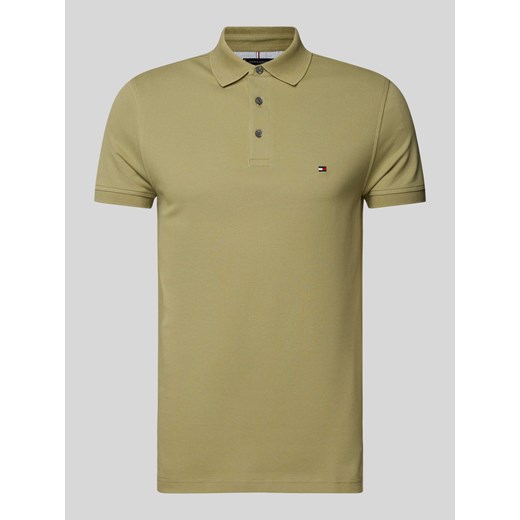 Koszulka polo o kroju slim fit z wyhaftowanym logo ze sklepu Peek&Cloppenburg  w kategorii T-shirty męskie - zdjęcie 172154766