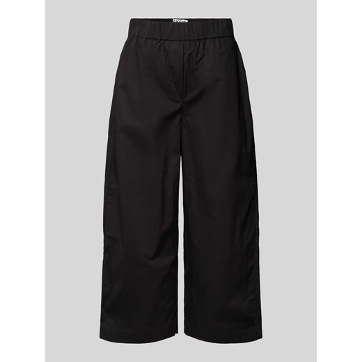 Spodnie o skróconym kroju z elastycznym pasem ze sklepu Peek&Cloppenburg  w kategorii Spodnie damskie - zdjęcie 172154899