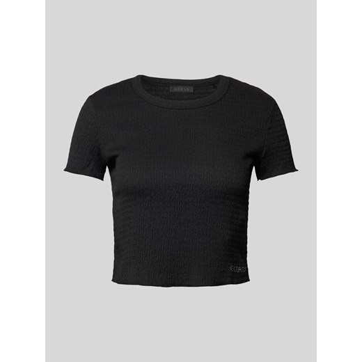 T-shirt krótki w jednolitym kolorze ze sklepu Peek&Cloppenburg  w kategorii Bluzki damskie - zdjęcie 172155099