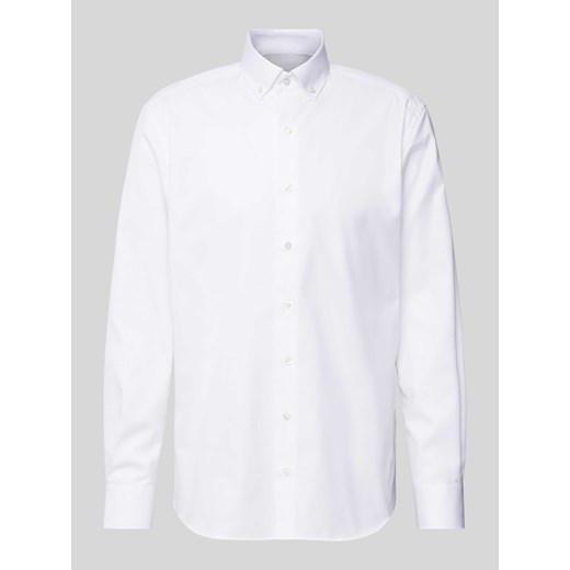 Koszula biznesowa o kroju regular fit z Uni Solid ze sklepu Peek&Cloppenburg  w kategorii Koszule męskie - zdjęcie 172155115