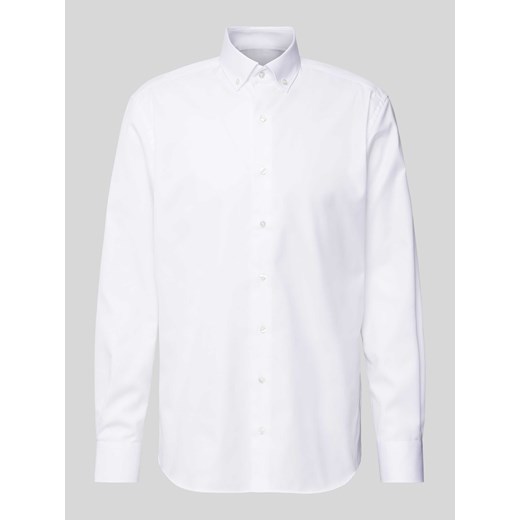 Koszula biznesowa o kroju Modern Fit z kołnierzykiem na guziki ze sklepu Peek&Cloppenburg  w kategorii Koszule męskie - zdjęcie 172155115