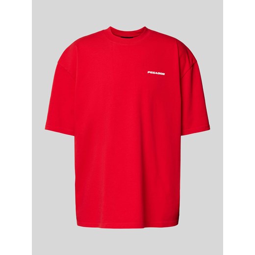 T-shirt o kroju oversized z nadrukiem z logo ze sklepu Peek&Cloppenburg  w kategorii T-shirty męskie - zdjęcie 172155137