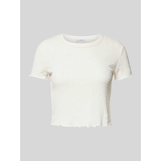 T-shirt krótki w jednolitym kolorze ze sklepu Peek&Cloppenburg  w kategorii Bluzki damskie - zdjęcie 172155175