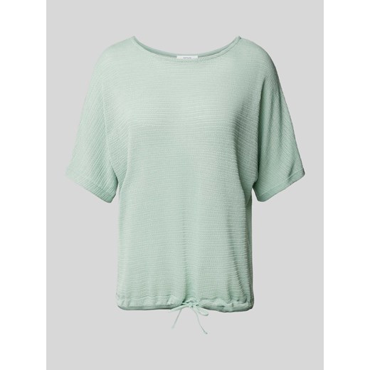 T-shirt z fakturowanym wzorem model ‘Saronji’ ze sklepu Peek&Cloppenburg  w kategorii Bluzki damskie - zdjęcie 172155179