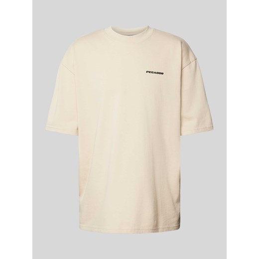 T-shirt o kroju oversized z logo ze sklepu Peek&Cloppenburg  w kategorii T-shirty męskie - zdjęcie 172155316