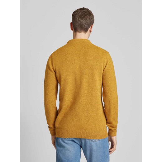 Sweter z efektem melanżu z mieszanki wełny z dodatkiem jedwabiu Barbour XL Peek&Cloppenburg 