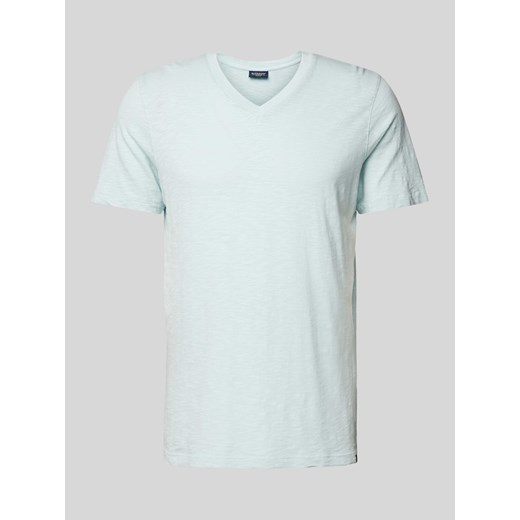 T-shirt z dekoltem w serek ze sklepu Peek&Cloppenburg  w kategorii T-shirty męskie - zdjęcie 172155389