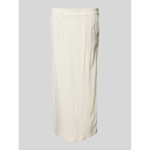 Spódnica midi z wiskozy w jednolitym kolorze model ‘Sanne’ ze sklepu Peek&Cloppenburg  w kategorii Spódnice - zdjęcie 172155495