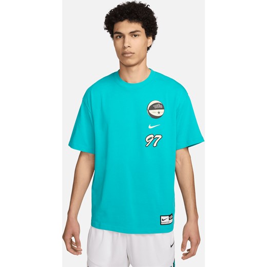 Męski T-shirt do koszykówki Max90 Nike - Zieleń ze sklepu Nike poland w kategorii T-shirty męskie - zdjęcie 172155538