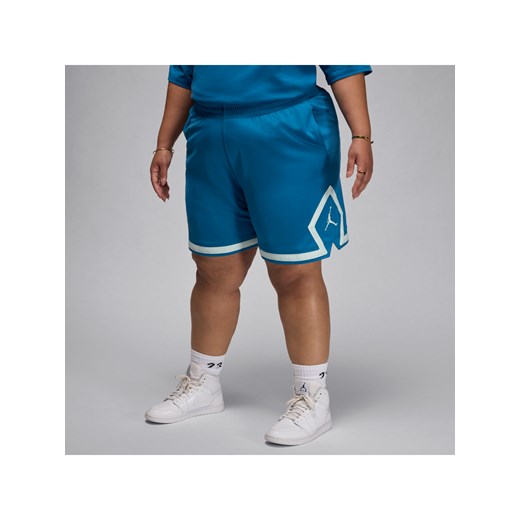 Damskie spodenki z motywem otwartego rombu Jordan Sport (duże rozmiary) - Niebieski ze sklepu Nike poland w kategorii Szorty - zdjęcie 172155565