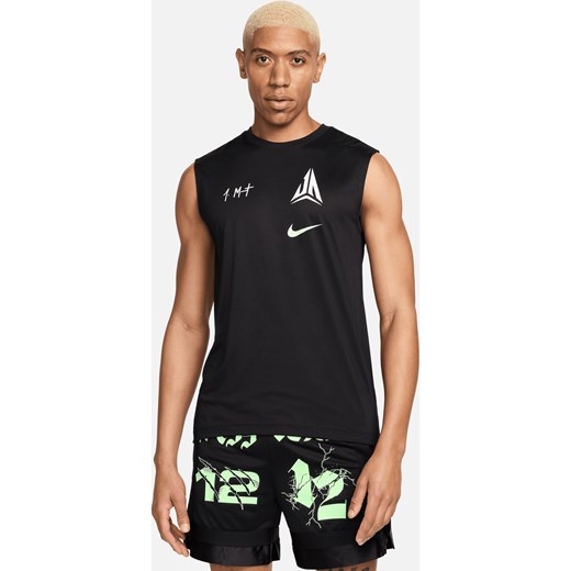 Męska koszulka bez rękawów do koszykówki Dri-FIT Ja - Czerń Nike XL Nike poland