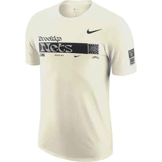T-shirt męski Nike NBA Brooklyn Nets Essential - Biel ze sklepu Nike poland w kategorii T-shirty męskie - zdjęcie 172155577