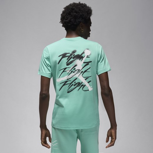 Męski T-shirt z nadrukiem Jordan - Zieleń Jordan XS Nike poland