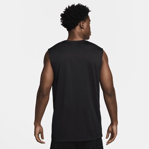 Męska koszulka bez rękawów do koszykówki Dri-FIT Nike - Czerń Nike XL Nike poland
