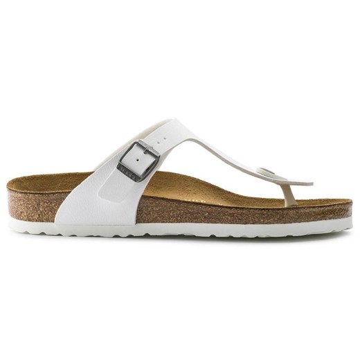 Japonki Birkenstock Gizeh Bs  0745531 białe ze sklepu ButyModne.pl w kategorii Klapki damskie - zdjęcie 172156449
