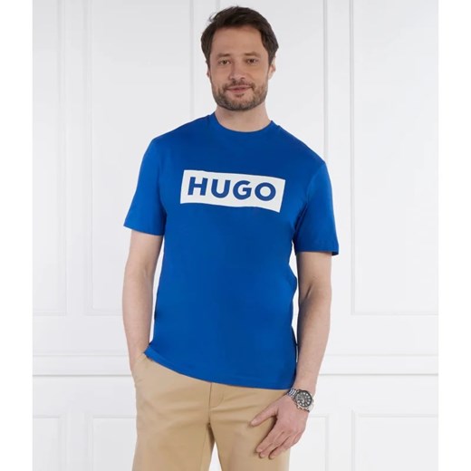 Hugo Blue T-shirt Nico | Regular Fit Hugo Blue XXL Gomez Fashion Store