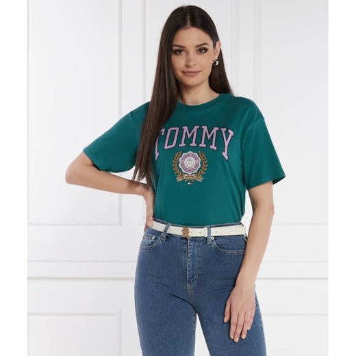 Tommy Jeans T-shirt VARSITY SPORT 3 | Relaxed fit ze sklepu Gomez Fashion Store w kategorii Bluzki damskie - zdjęcie 172157878
