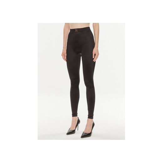Elisabetta Franchi Legginsy PA-048-42E2-V220 Czarny Slim Fit ze sklepu MODIVO w kategorii Spodnie damskie - zdjęcie 172159048