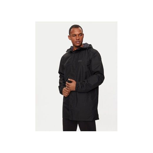 Helly Hansen Kurtka przeciwdeszczowa Vancouver Rain Coat 54097 Czarny Regular Fit ze sklepu MODIVO w kategorii Kurtki męskie - zdjęcie 172159068