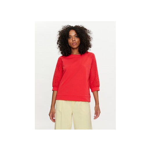 Olsen Bluzka 11201578 Czerwony Regular Fit ze sklepu MODIVO w kategorii Bluzki damskie - zdjęcie 172159217