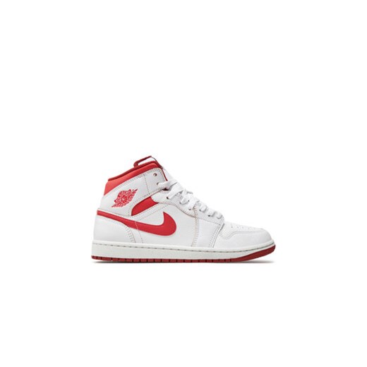 Nike Sneakersy Air Jordan 1 Mid Se FJ3458 160 Biały ze sklepu MODIVO w kategorii Buty sportowe męskie - zdjęcie 172159235