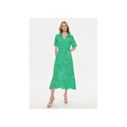 JDY Sukienka koszulowa Starr 15320702 Zielony Regular Fit ze sklepu MODIVO w kategorii Sukienki - zdjęcie 172159238