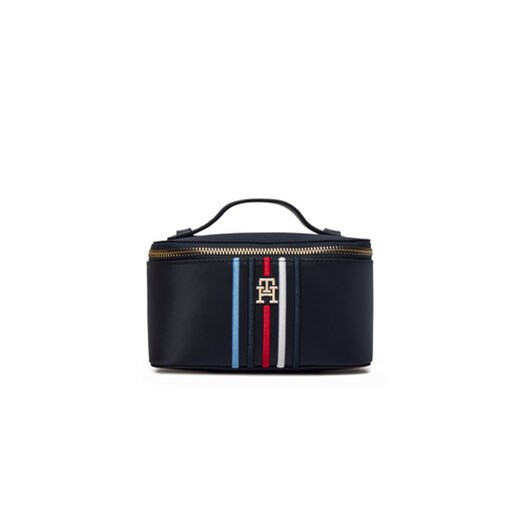 Tommy Hilfiger Kosmetyczka Poppy Vanity Case Corp AW0AW16017 Granatowy Tommy Hilfiger uniwersalny promocyjna cena MODIVO