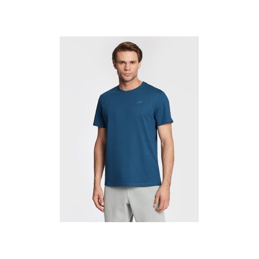 4F T-Shirt H4Z22-TSM352 Granatowy Regular Fit ze sklepu MODIVO w kategorii T-shirty męskie - zdjęcie 172159409