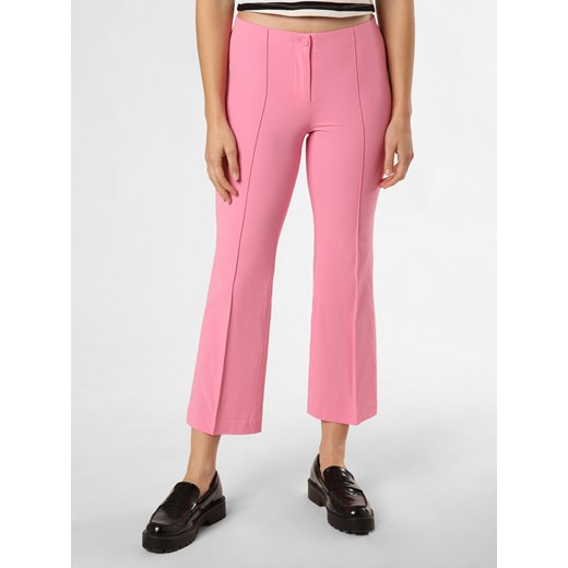 Cambio Spodnie - Ros Kobiety Sztuczne włókno różowy jednolity ze sklepu vangraaf w kategorii Spodnie damskie - zdjęcie 172159908