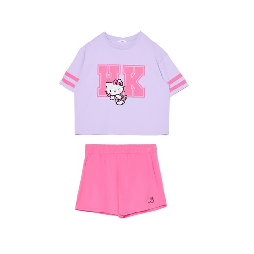 Cropp - Piżama z printem Hello Kitty - wielobarwny ze sklepu Cropp w kategorii Piżamy damskie - zdjęcie 172160969