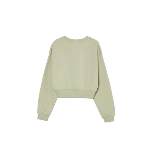Cropp - Jasnozielona bluza - zielony ze sklepu Cropp w kategorii Bluzy damskie - zdjęcie 172161025