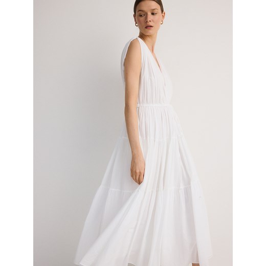 Reserved - Sukienka maxi - złamana biel ze sklepu Reserved w kategorii Sukienki - zdjęcie 172161187