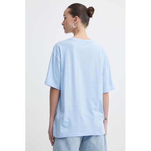 Roxy t-shirt bawełniany Essential Energy damski kolor niebieski ERJKT04130 L ANSWEAR.com