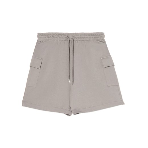 Cropp - Szare szorty cargo - szary Cropp XS Cropp