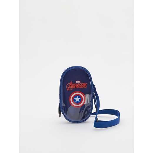 Reserved - Etui na telefon Marvel - granatowy ze sklepu Reserved w kategorii Torby i walizki dziecięce - zdjęcie 172163548