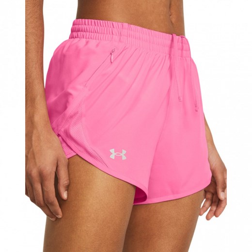 Damskie spodenki do biegania Under Armour UA Fly By Short - różowe Under Armour M Sportstylestory.com