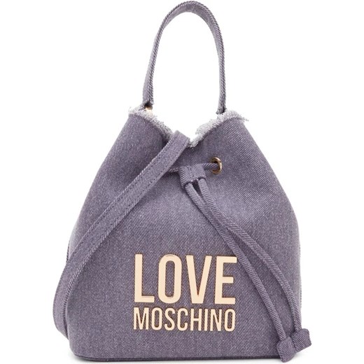 Love Moschino Jeansowa worek BORSA ze sklepu Gomez Fashion Store w kategorii Torebki worki - zdjęcie 172164775