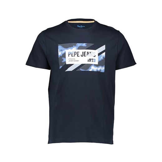 Pepe Jeans Koszulka w kolorze granatowym ze sklepu Limango Polska w kategorii T-shirty męskie - zdjęcie 172164886