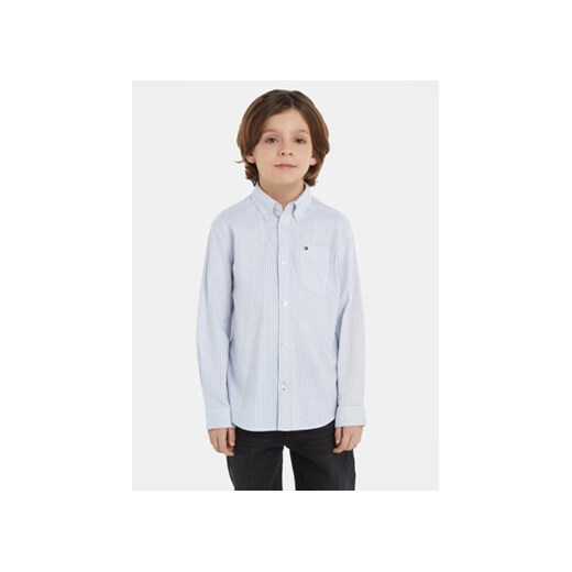 Tommy Hilfiger Koszula Essential KB0KB08517 Błękitny Regular Fit ze sklepu MODIVO w kategorii Koszule chłopięce - zdjęcie 172165725